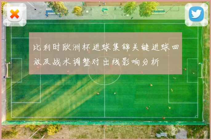 比利时欧洲杯进球集锦关键进球回放及战术调整对出线影响分析