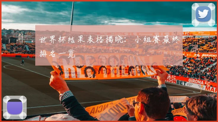 世界杯结果表格揭晓：小组赛最终排名一览